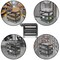 Dryser Utility Cart with Wheels, 46" x 25" Heavy Duty 550 lb. Capacity with Shelves - 3 Tier Rolling Cart with Two 5" Swivel Casters for Warehouse, Garage, Cleaning